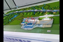 嘉善至西塘市域鐵路土建施工SG5標預(yù)制梁場沙盤模型