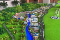 廣州龍濤外國語學(xué)校沙盤模型