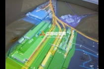 鋼鐵廠沙盤模型，投影電子沙盤