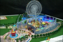 游樂場設(shè)備演示沙盤模型，燃?xì)獍踩鹿恃菔旧潮P模型