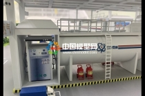 充氣站模型，充電站模型，能源站模型